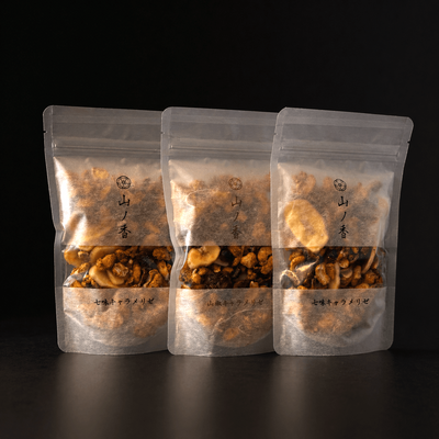 【人気No.1】山ノ香 七味＆山椒ナッツ 120g×3袋｜お得大容量ナッツ（送料無料）